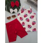 Conj Fem Reg Morango Rovitex N/i