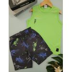 Conj Mas Reg Verd Neon Alakazoo N/i