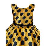 Vestido Infantil Curto Fantasia Abelhinha Tiara Temática