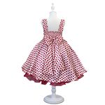 Vestido Infantil Juvenil Curto Fantasia Anos 60 Com Lenço De Cabeça