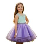 Vestido Infantil Princesa Ariel Luxo Fantasia Aniversário