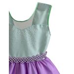 Vestido Infantil Princesa Ariel Luxo Fantasia Aniversário