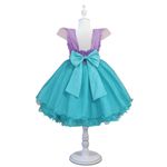 Vestido Infantil Ariel Princesa Sereia Fantasia Carnaval