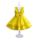 Vestido Infantil Juvenil Bela Fera Fantasia Aniversário Com Luva 