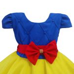 Vestido Juvenil Branca De Neve Festa Fantasia Curto 