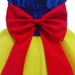 Vestido Juvenil Branca De Neve Festa Fantasia Curto 