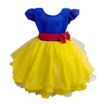 Vestido Branca De Neve Infantil Temático Princesa Luxo Festa