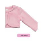 Casaquinho Bolero Rosa Infantil Juvenil Menina Plush Inverno Aniversario 