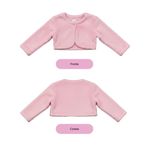 Casaquinho Bolero Rosa Infantil Juvenil Menina Plush Inverno Aniversario 