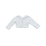 Casaquinho Bolero Branco Infantil Menina Plush Inverno Aniversario