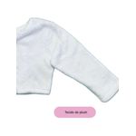 Casaquinho Bolero Branco Infantil Menina Plush Inverno Aniversario