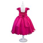 Vestido Juvenil Princesa Pink Bordado Casamento Batizado Curto 