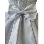 Vestido Infantil Branco Daminha Casamento Batizado Bordado