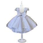 Vestido De Bebê Batizado Menina Branco Com Faixa Cabelo 