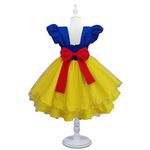 Vestido Infantil Princesa Branca De Neve Com Capa