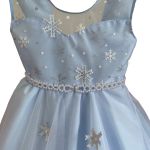 Vestido Infantil Frozen Elsa Princesa Festa Luxo Com Capa