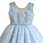 Vestido Infantil Frozen Elsa Princesa Festa Luxo Com Capa