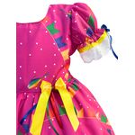 Vestido Infantil Festa Junina Rosa Quadrilha São João Flores Bandeirinhas