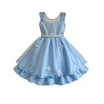 Vestido Frozen Infantil Princesa Capa Removível