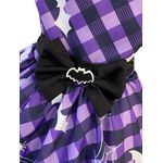 Vestido Infantil Juvenil Roxo Fantasia Halloween Festa Temática 