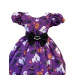 Vestido Infantil Juvenil Lilás Fantasia Halloween Festa Temática 