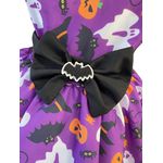 Vestido Infantil Juvenil Lilás Fantasia Halloween Festa Temática 