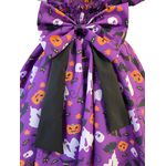 Vestido Infantil Juvenil Lilás Fantasia Halloween Festa Temática 