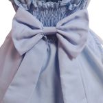 Vestido De Festa Azul Luxo Jardim Encantado Borboletas 