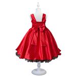 Vestido Infantil Curto Fantasia Joaninha Tiara Temática