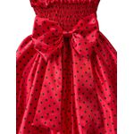 Vestido Infantil Curto Fantasia Joaninha Tiara Temática