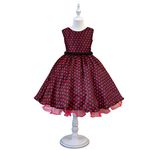 Vestido Infantil Curto Preto Fantasia Joaninha Tiara Temática 