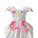 Vestido Festa Junina Noiva Caipira Infantil Juvenil Laço