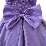 Vestido Infantil Princesa Lilás Pérola Festa Luxo Saia De Brilho 