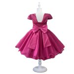 Vestido Infantil Princesa Pink Pérola Festa Luxo Saia De Brilho