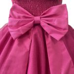 Vestido Infantil Princesa Pink Pérola Festa Luxo Saia De Brilho