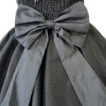 Vestido Infantil Princesa Preto Pérola Festa Luxo Saia De Brilho 