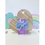 Presilha Laço Infantil Azul Jardim Encantado Borboletas 