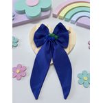 Laço De Cabelo Brasil Pontas Dupla Presilha Infantil