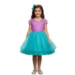 Vestido Infantil Sereia Ariel Princesa Aniversário