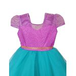 Vestido Infantil Sereia Ariel Princesa Aniversário