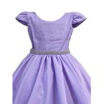 Vestido Curto Lilás Princesa Rapunzel Sofia Lilás Aniversário