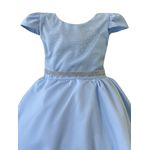 Vestido Curto Azul Princesa Rapunzel Sofia Lilás Aniversário 