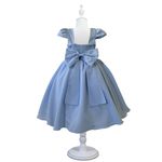 Vestido Curto Azul Princesa Rapunzel Sofia Lilás Aniversário 