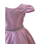 Vestido Curto Rosa Princesa Rapunzel Sofia Lilás Aniversário 