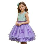 Vestido Infantil Ariel Princesa Sereia Aniversário Fantasia