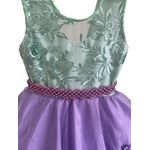 Vestido Infantil Ariel Princesa Sereia Aniversário Fantasia