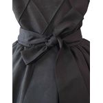 Vestido Infantil Preto Formatura Festas Manga Com Babado 