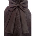 Vestido Juvenil Menina Wandinha Halloween Fantasia Preto