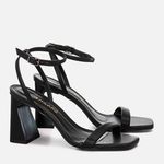 SANDALIA FEMININO PRETO 12535