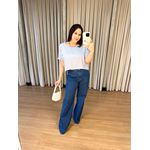 MAXI CROPPED MANGA CURTA VISCOSE AZUL BEBE